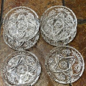 Star of David Glass Coasters Set of 6 (Vintage)